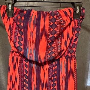 Charlotte Russe Red and Blue Dress